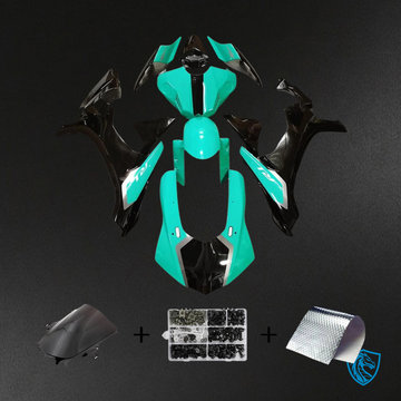 Yamaha YZF R1 (2020-2025) Light Blue & Black - MERGEment Motorcycle Fairing Kit
