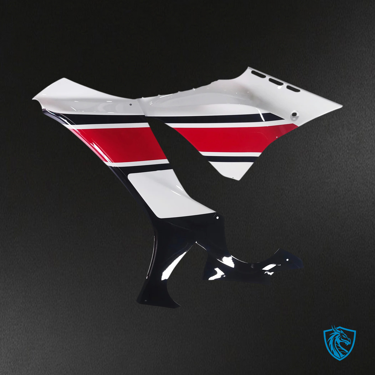 Yamaha YZF R1 (2020-2025) White, Black & Red - MERGEment Motorcycle Fairing Kit