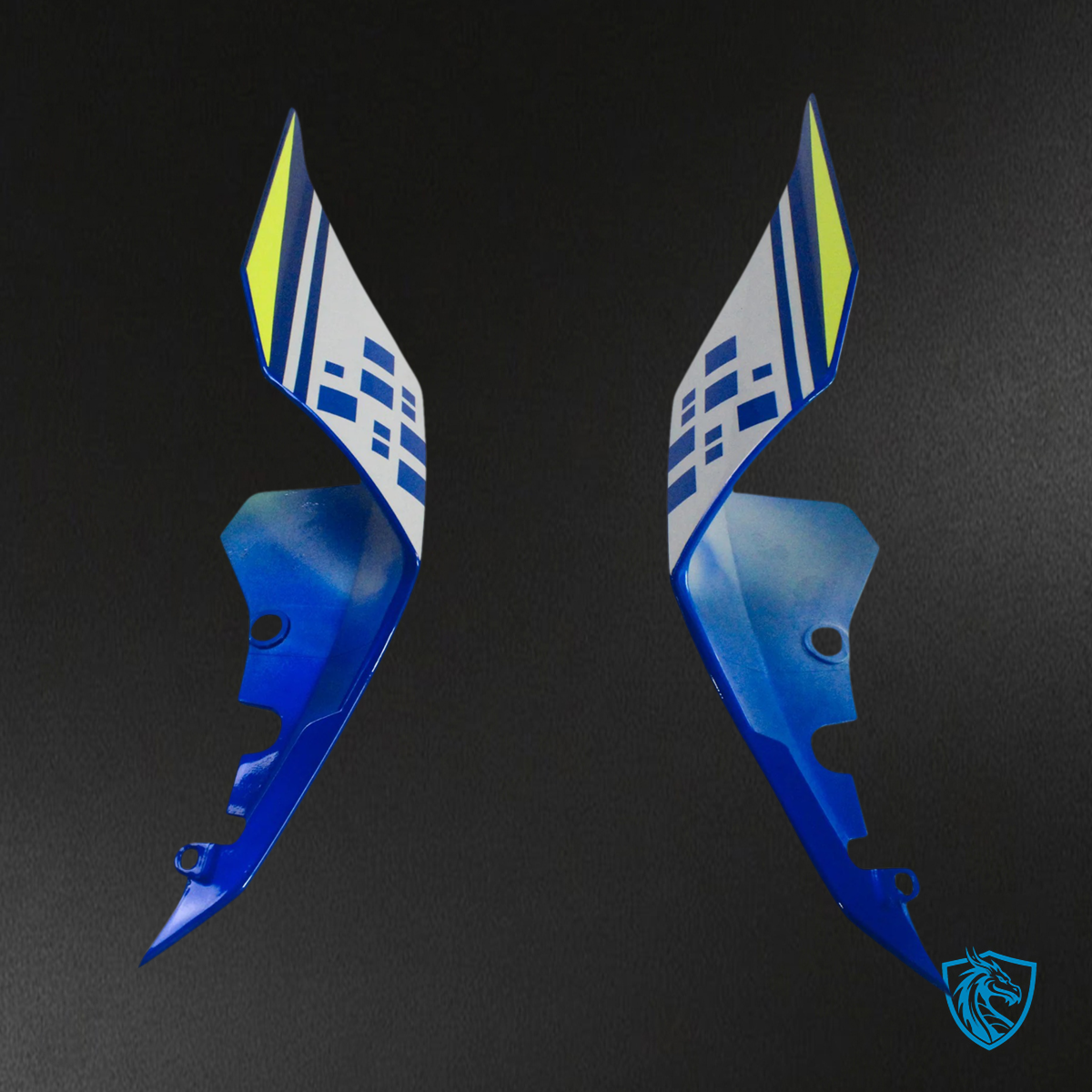Yamaha YZF R1 (2020-2025) White & Blue Logo Fairing Kit | ABS Bodywork