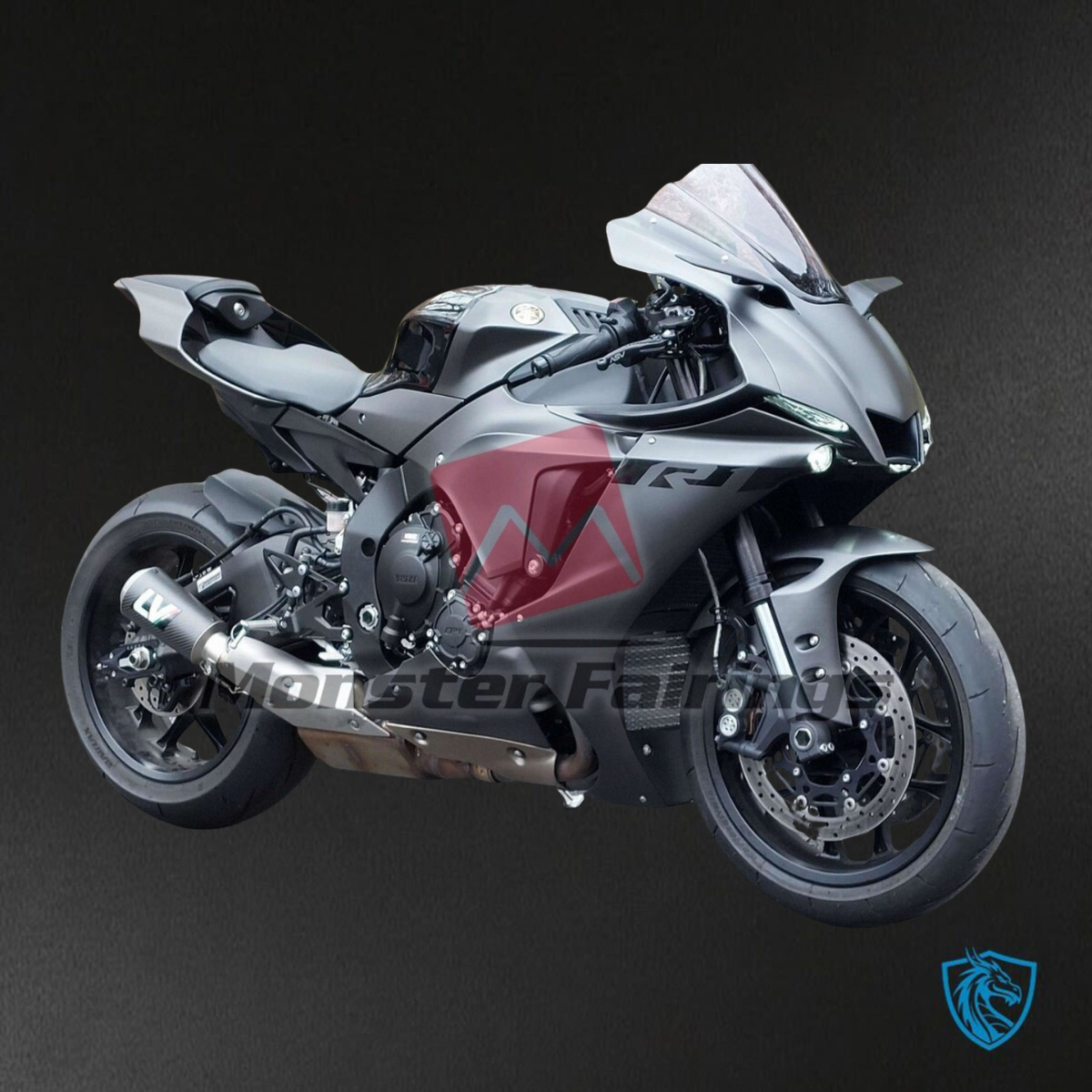 Yamaha YZF R1 (2021-2022) Matte Gray ABS Bodywork - Fairings Kit