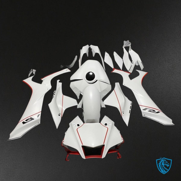Yamaha YZF R1 (2021-2022) Gloss Red & White - Custom ABS Fairing Kit