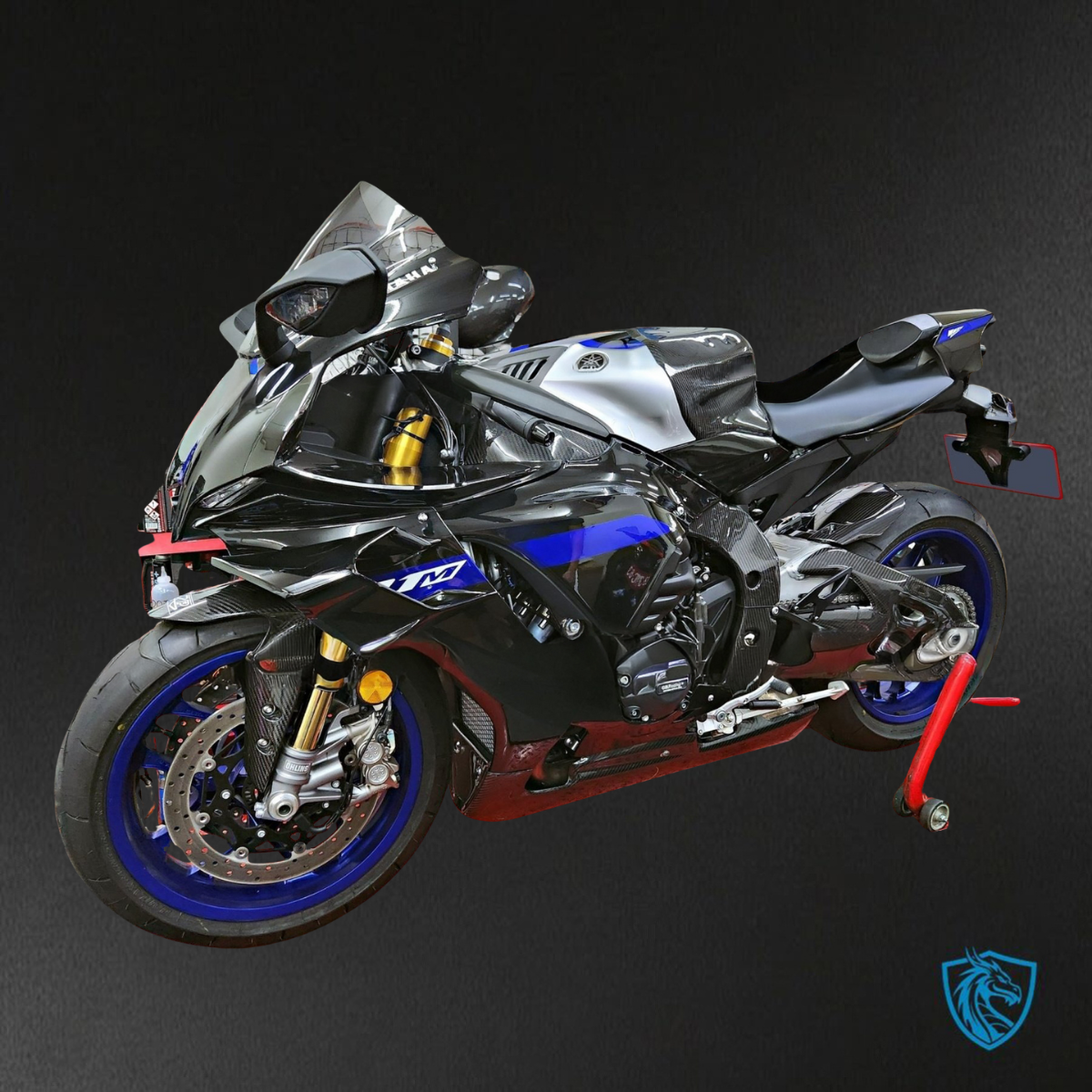 Yamaha YZF R1 (2021-2022) Gloss Blue & Black - Replacement Motorcycle Fairings Kit