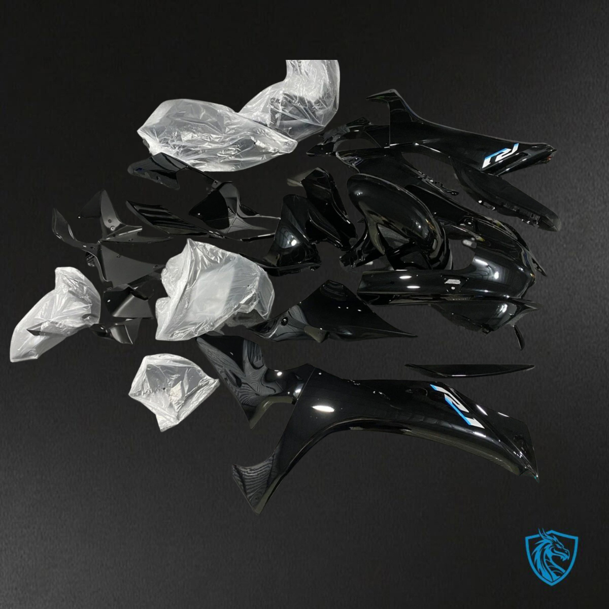 Yamaha YZF R1 (2021-2022) Gloss Black - Custom ABS Fairing Kit