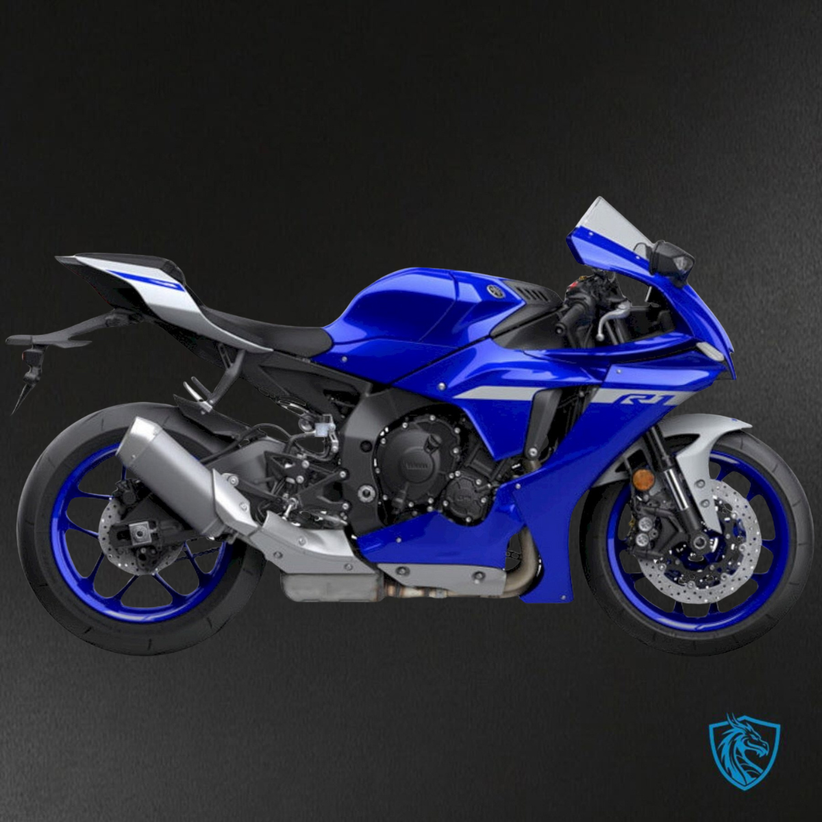 Yamaha YZF R1 (2021-2022) Gloss Blue & White - Replacement Motorcycle Fairings Kit