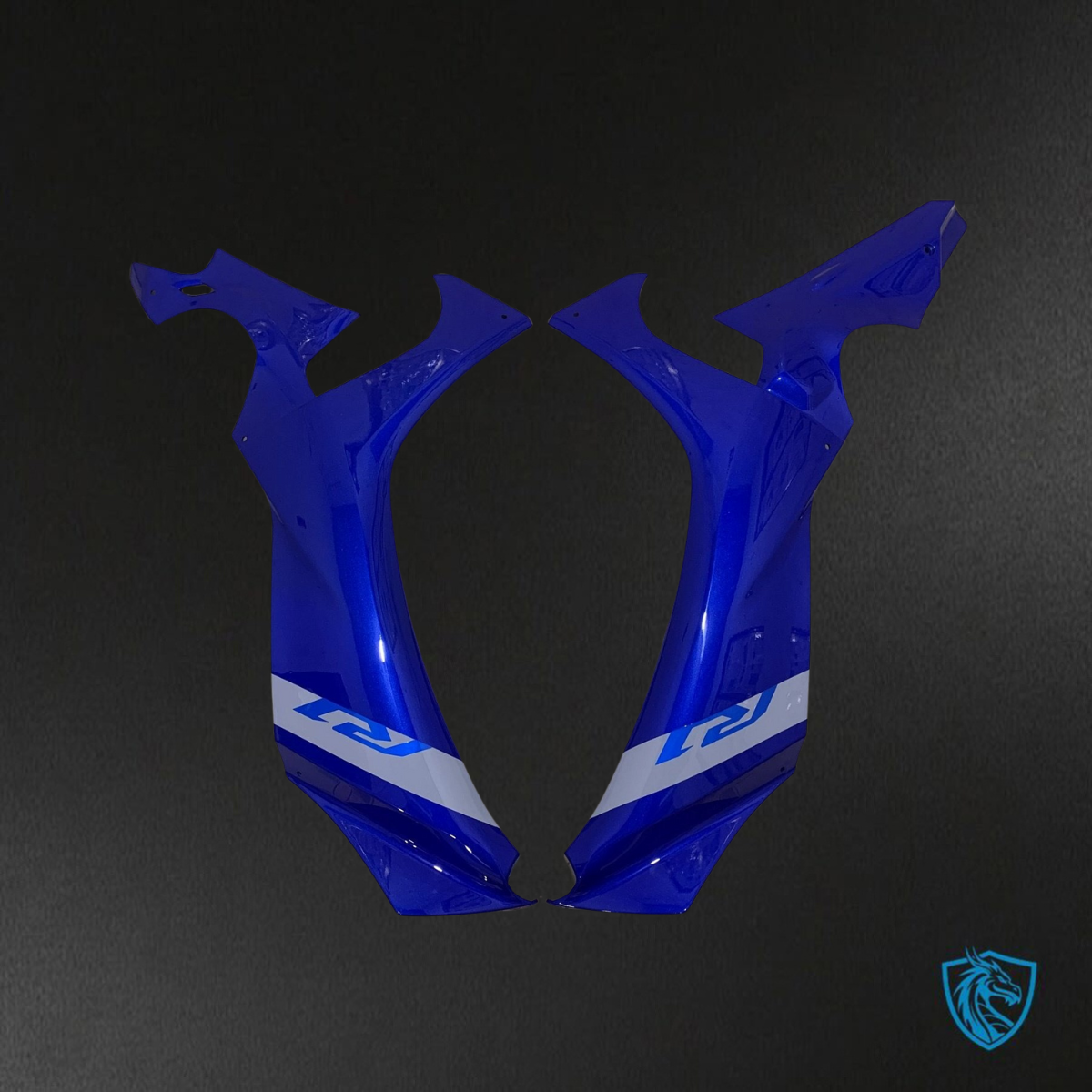 Yamaha YZF R1 (2021-2022) Gloss Blue & White - Replacement Motorcycle Fairings Kit