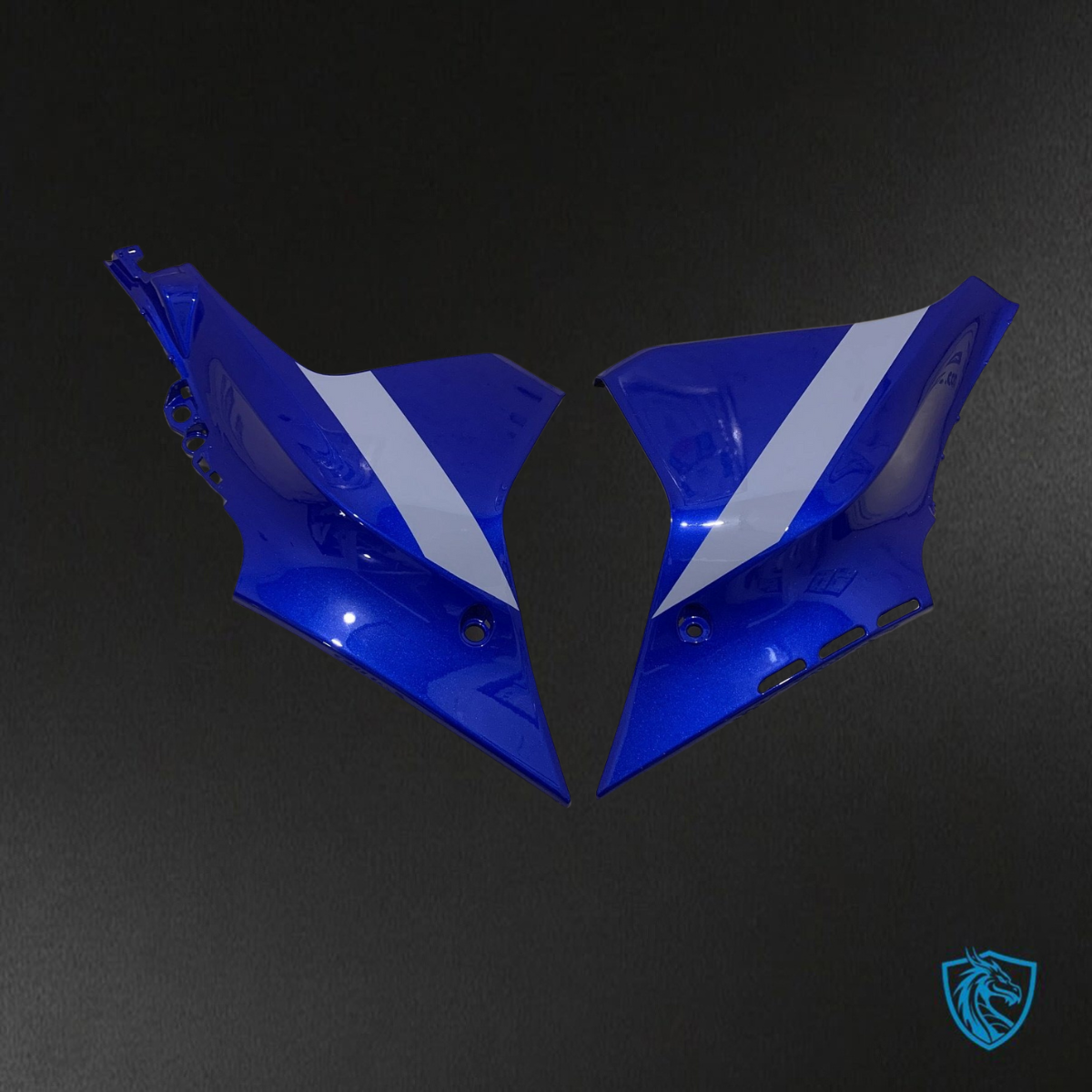 Yamaha YZF R1 (2021-2022) Gloss Blue & White - Replacement Motorcycle Fairings Kit