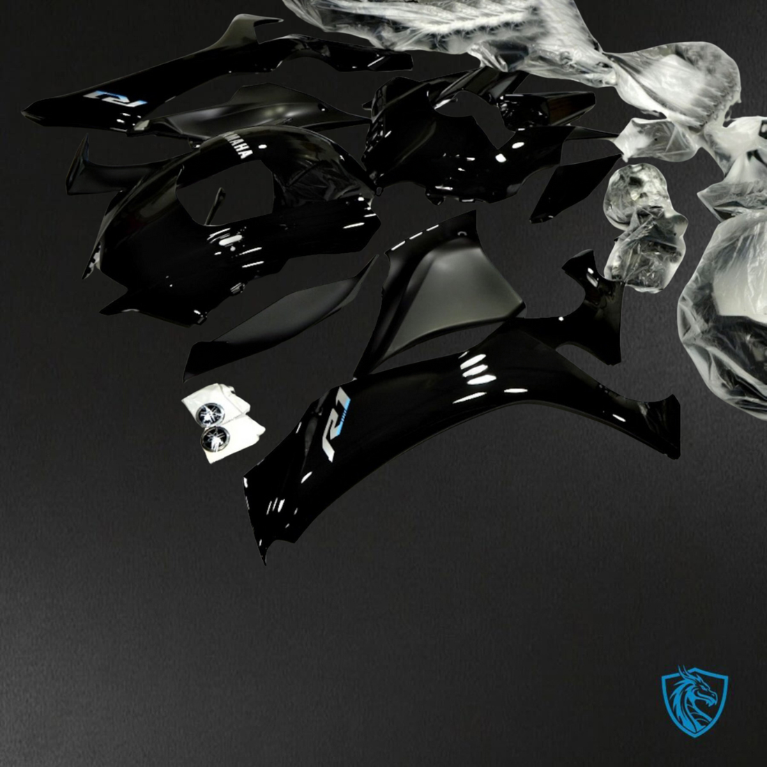 Yamaha YZF R1 (2021-2022) Gloss Black ABS Bodywork - Fairings Kit