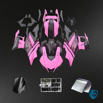 Yamaha YZF R3-YZF R25 (2019-2021) Black & Pink - MERGEment Motorcycle Fairings Kit