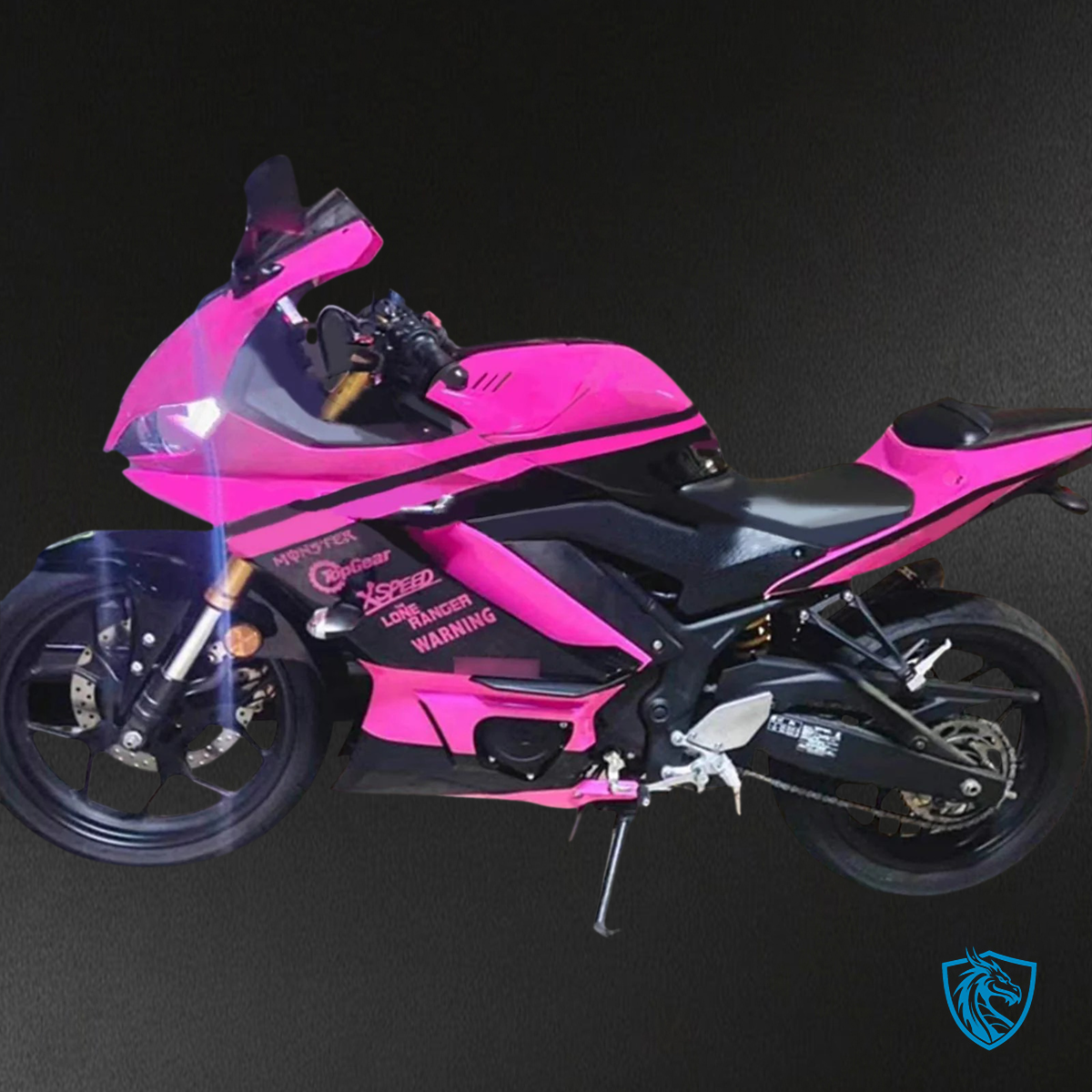 Yamaha YZF R3-YZF R25 (2019-2021) Black & Pink - MERGEment Motorcycle Fairings Kit