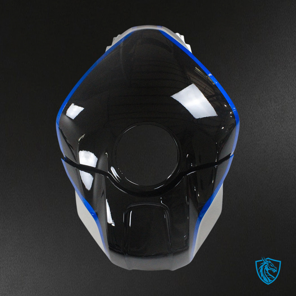 Yamaha YZF R3-YZF R25 (2019-2021) Black, Silver & Blue - Custom ABS Fairing Set