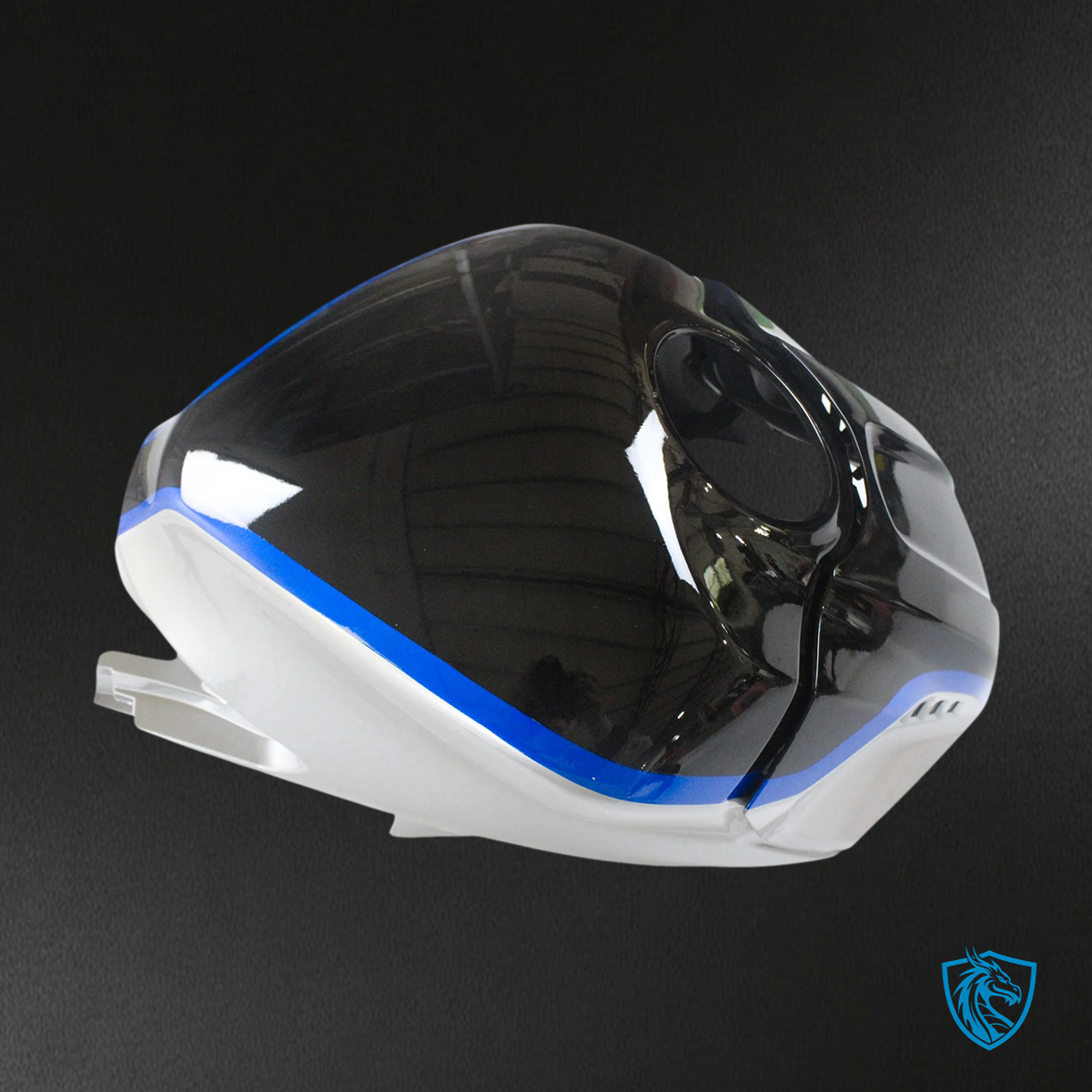Yamaha YZF R3-YZF R25 (2019-2021) Black, Silver & Blue - Custom ABS Fairing Set