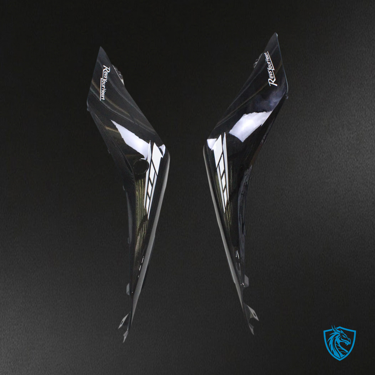 Yamaha YZF R3-YZF R25 (2019-2021) Black & White - MERGEment Motorcycle Fairings Kit