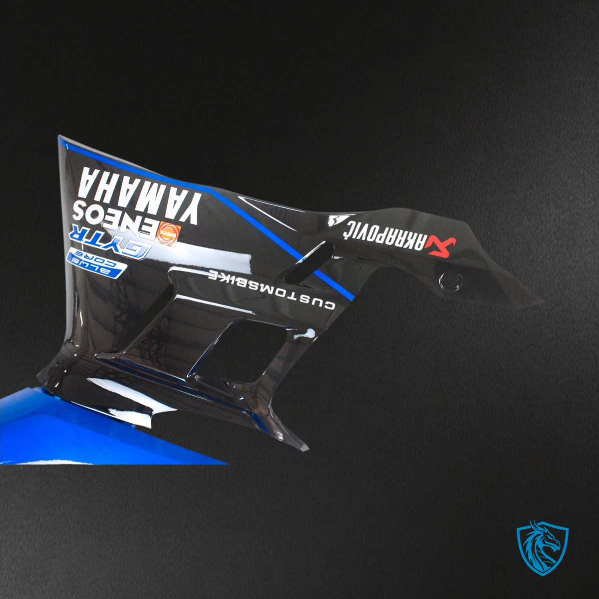 Yamaha YZF R3-YZF R25 (2019-2021) Black & Blue Style4 - MERGEment Motorcycle Fairings Kit