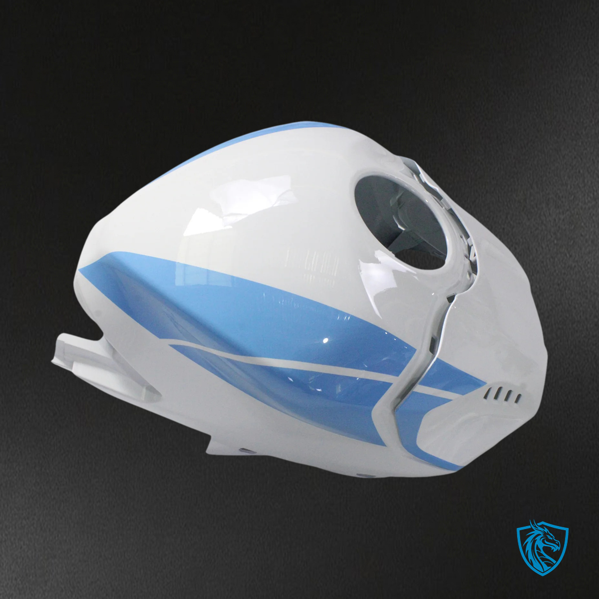 Yamaha YZF R3-YZF R25 (2019-2021) Blue & White Style1 - MERGEment Motorcycle Fairings Kit