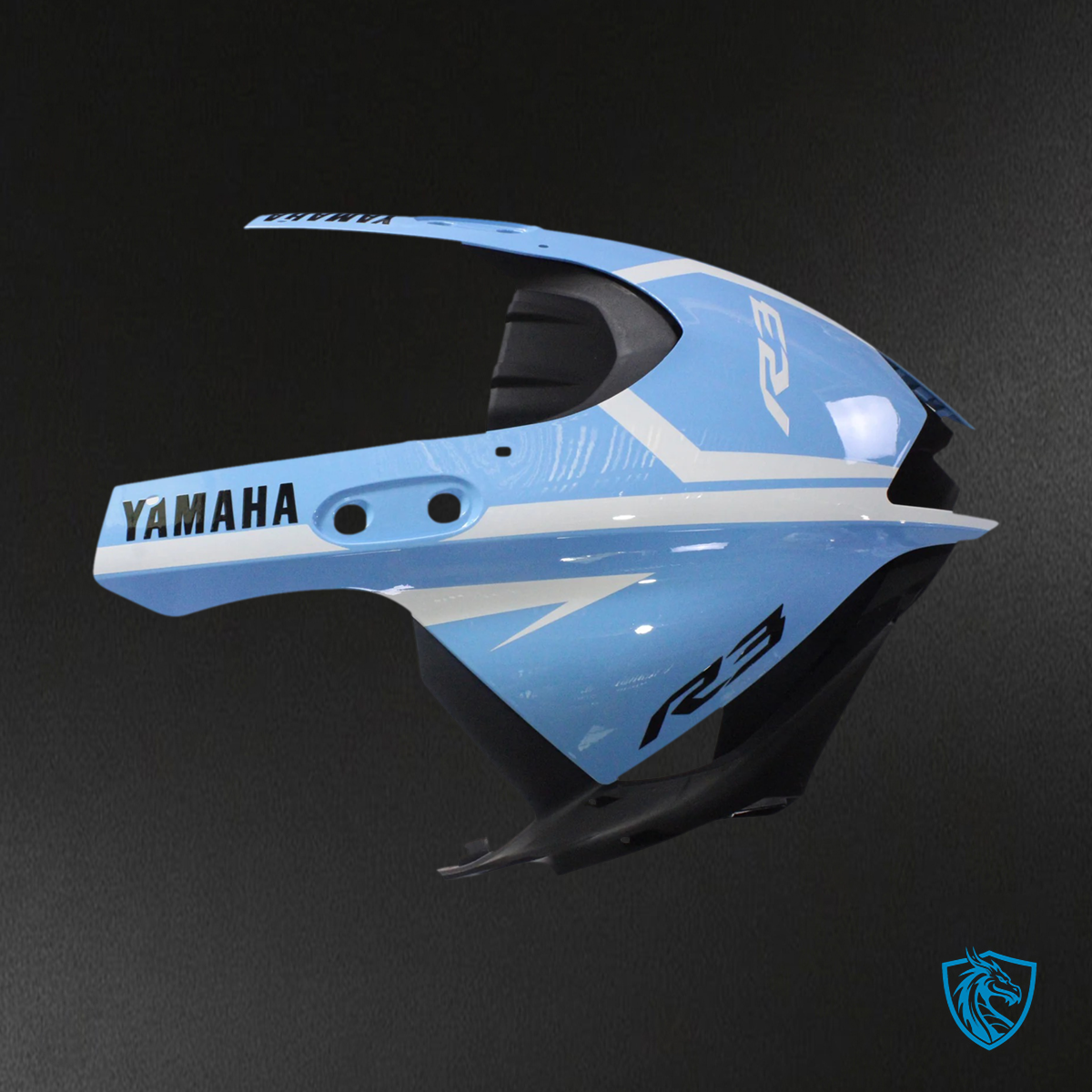 Yamaha YZF R3-YZF R25 (2019-2021) Blue & White Style1 - MERGEment Motorcycle Fairings Kit