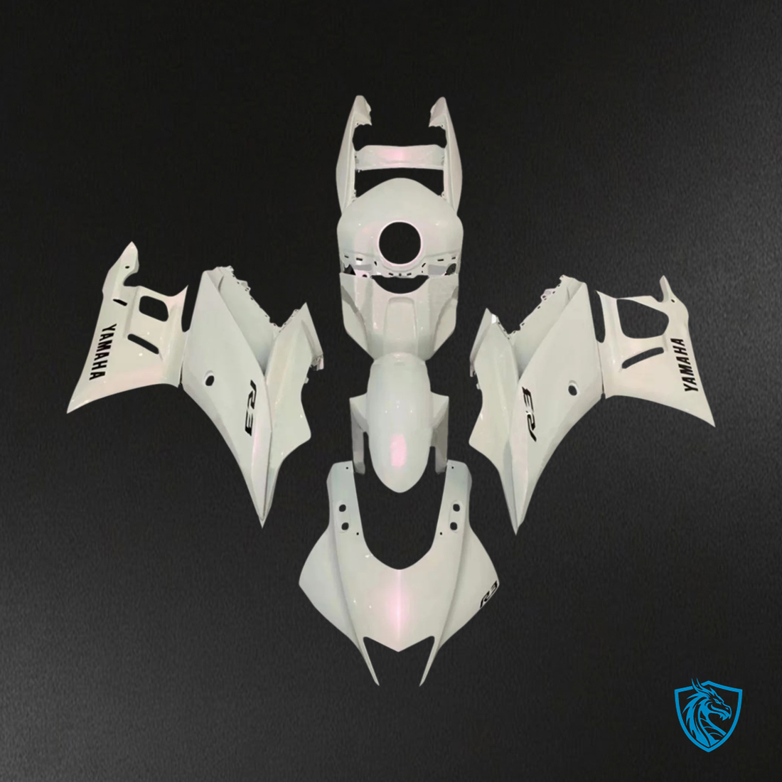Yamaha YZF R3-YZF R25 (2019-2021) Pearl White - Custom ABS Fairing Set