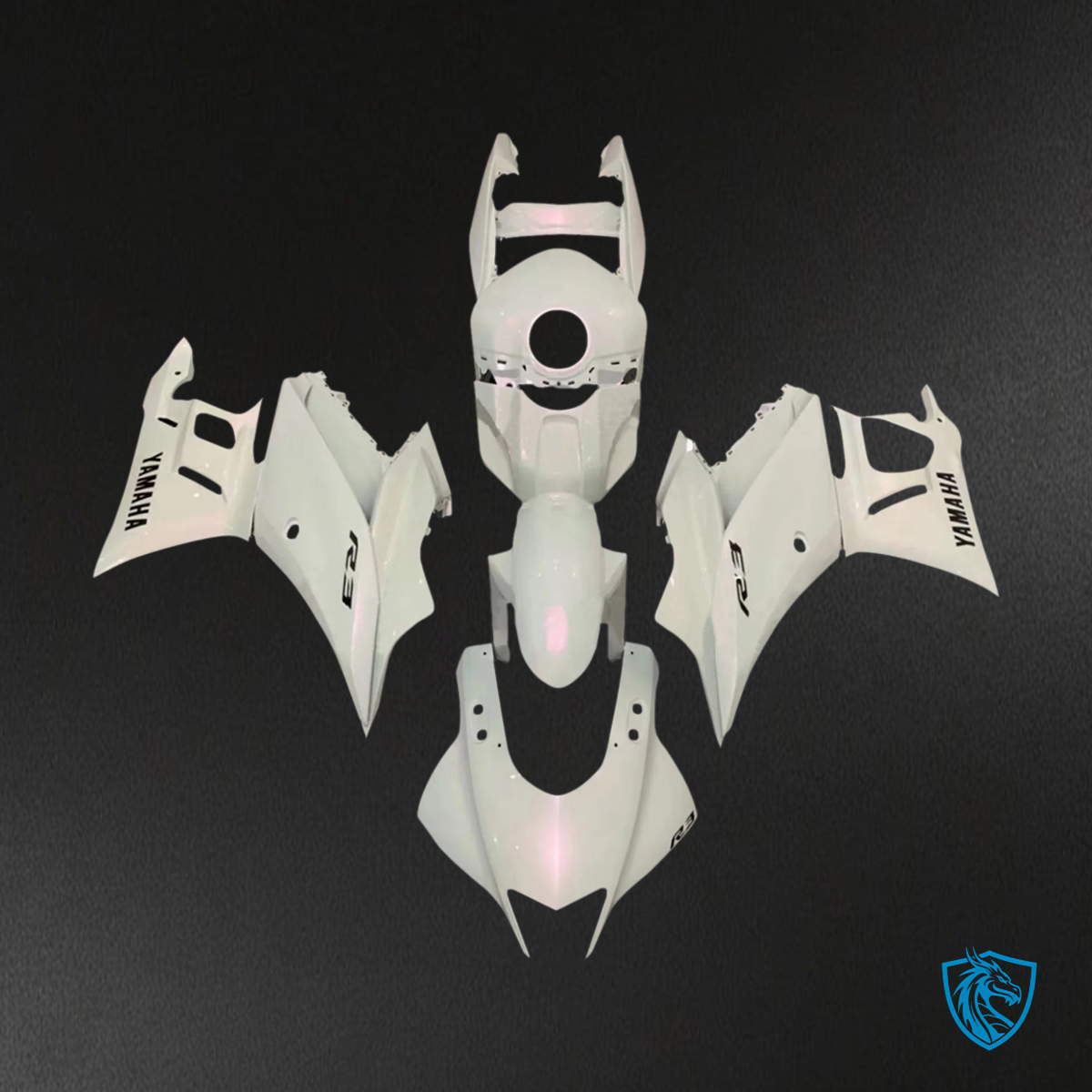 Yamaha YZF R3-YZF R25 (2019-2021) Pearl White - Custom ABS Fairing Set