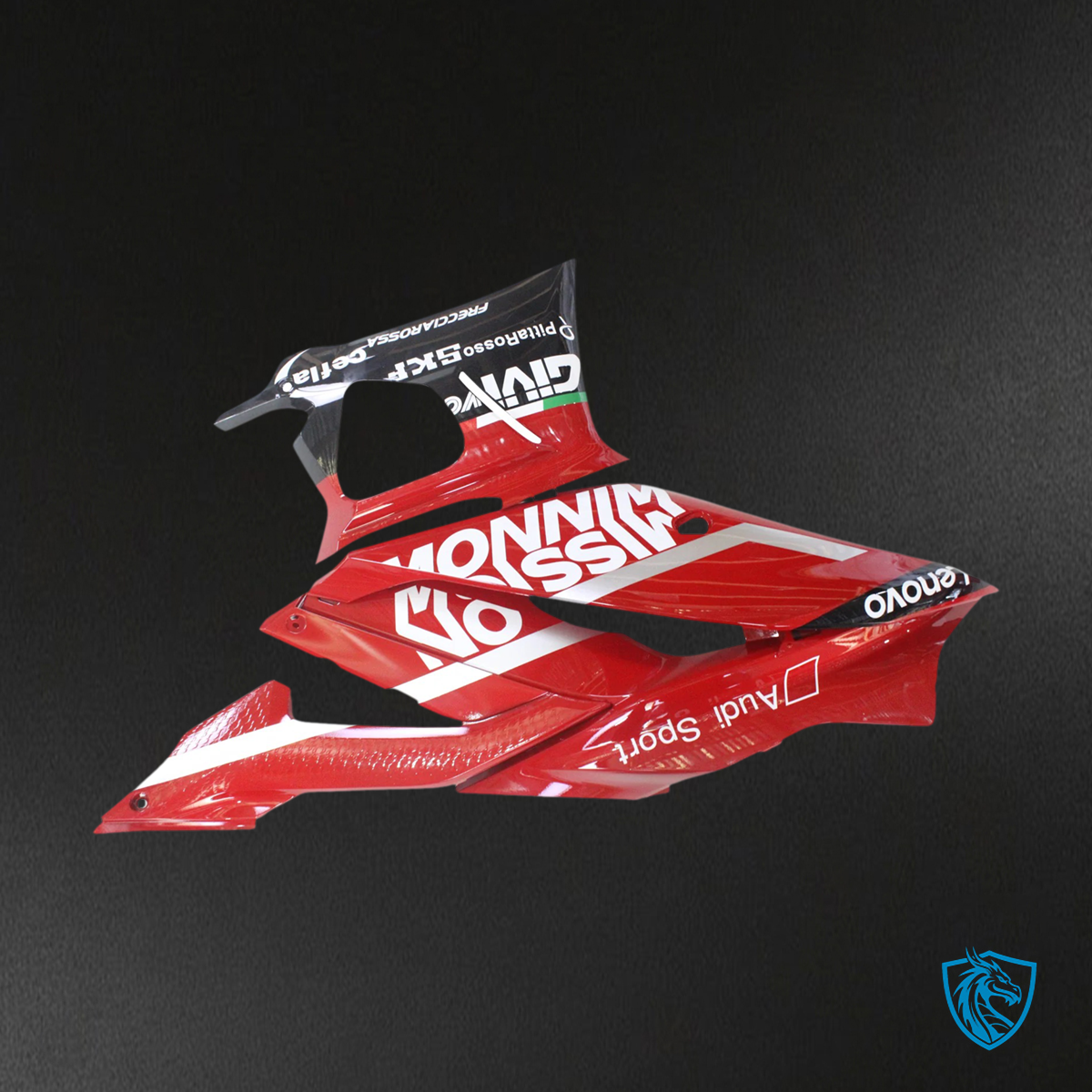 Yamaha YZF R3-YZF R25 (2019-2021) Red & Black Style1 Fairing Kit - Aftermarket ABS Bodywork