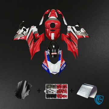 Yamaha YZF R3-YZF R25 (2019-2021) Red & Blue Style1 - Custom ABS Fairing Set