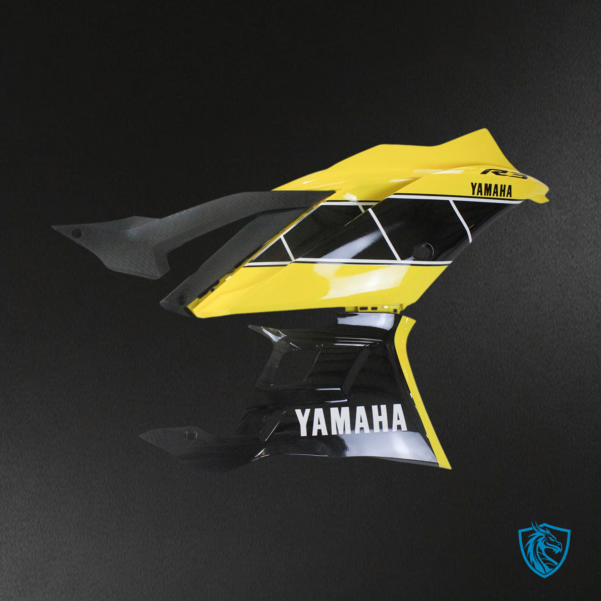 Yamaha YZF R3-YZF R25 (2019-2021) Yellow & Black Fairing Kit | ABS Bodywork