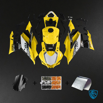 Yamaha YZF R3-YZF R25 (2019-2021) Yellow, Black & White Fairing Kit - Aftermarket ABS Bodywork