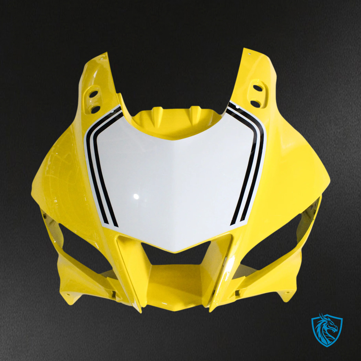 Yamaha YZF R3-YZF R25 (2019-2021) Yellow, Black & White Fairing Kit - Aftermarket ABS Bodywork