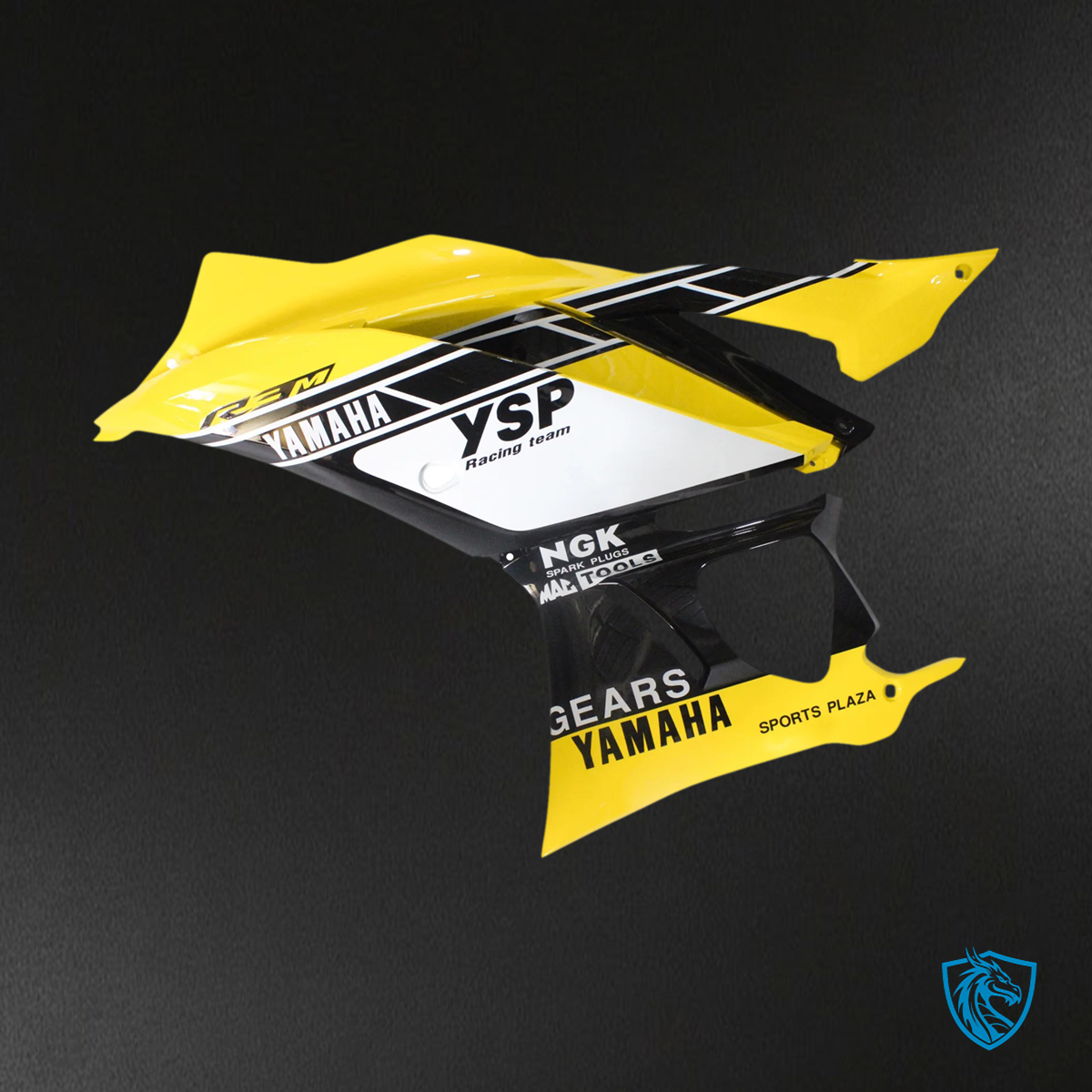 Yamaha YZF R3-YZF R25 (2019-2021) Yellow, Black & White Fairing Kit - Aftermarket ABS Bodywork