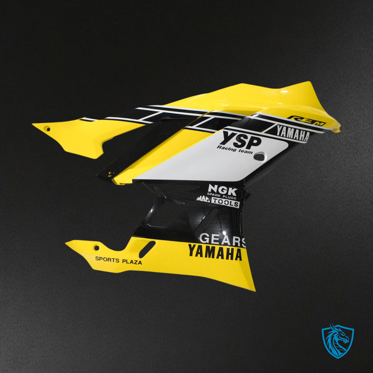 Yamaha YZF R3-YZF R25 (2019-2021) Yellow, Black & White Fairing Kit - Aftermarket ABS Bodywork