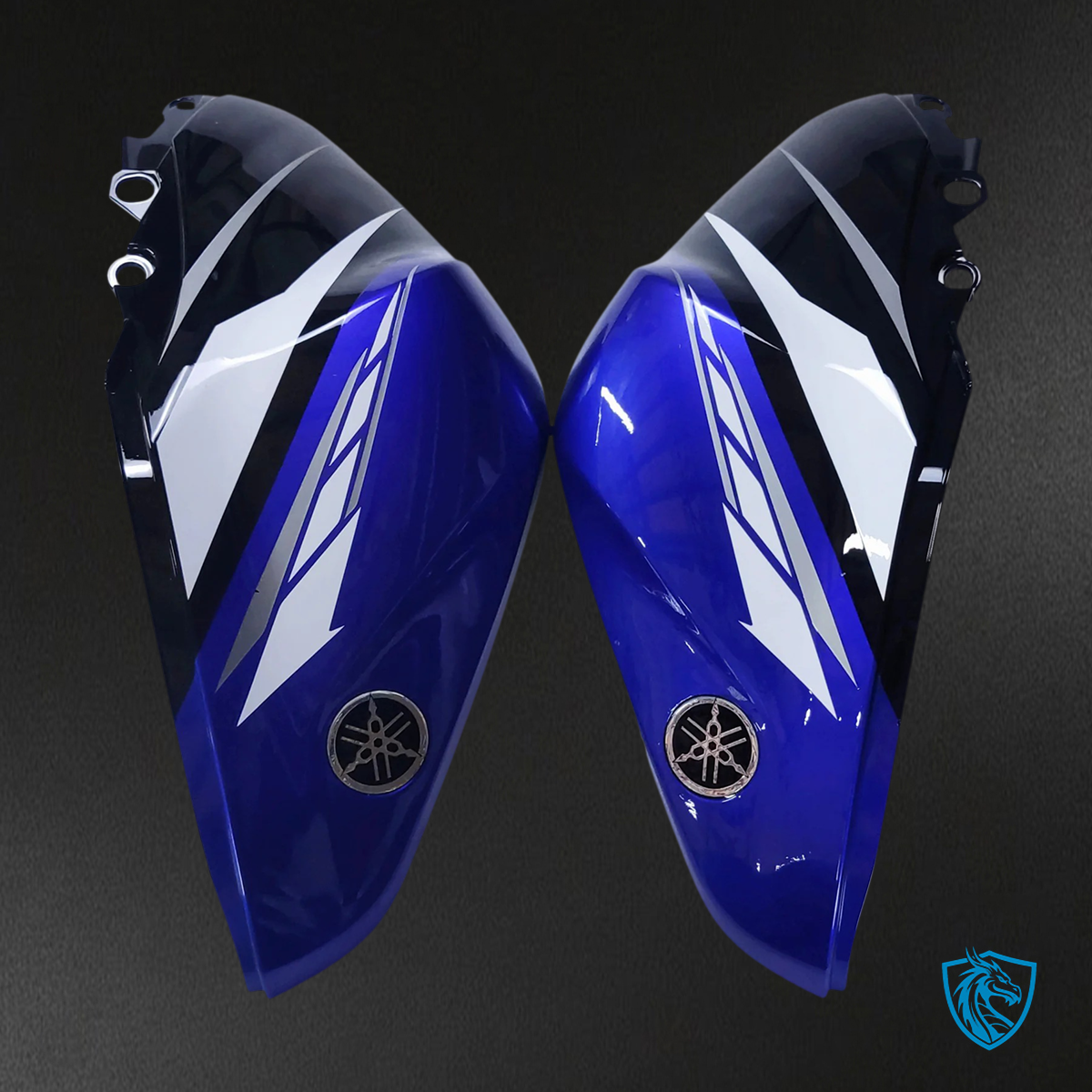 Yamaha YZF R3 (2014-2018) & YZF R25 (2015-2017) Black & Blue Claw Fairing Kit | ABS Bodywork