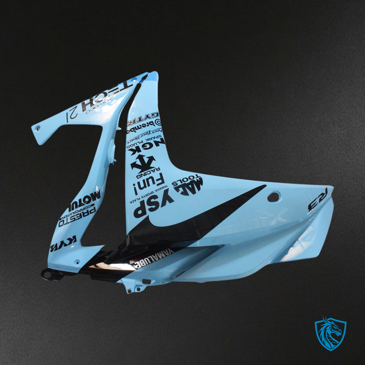 Yamaha YZF R3 (2014-2018) & YZF R25 (2015-2017) Black & Blue Fairing Kit - Aftermarket ABS Bodywork