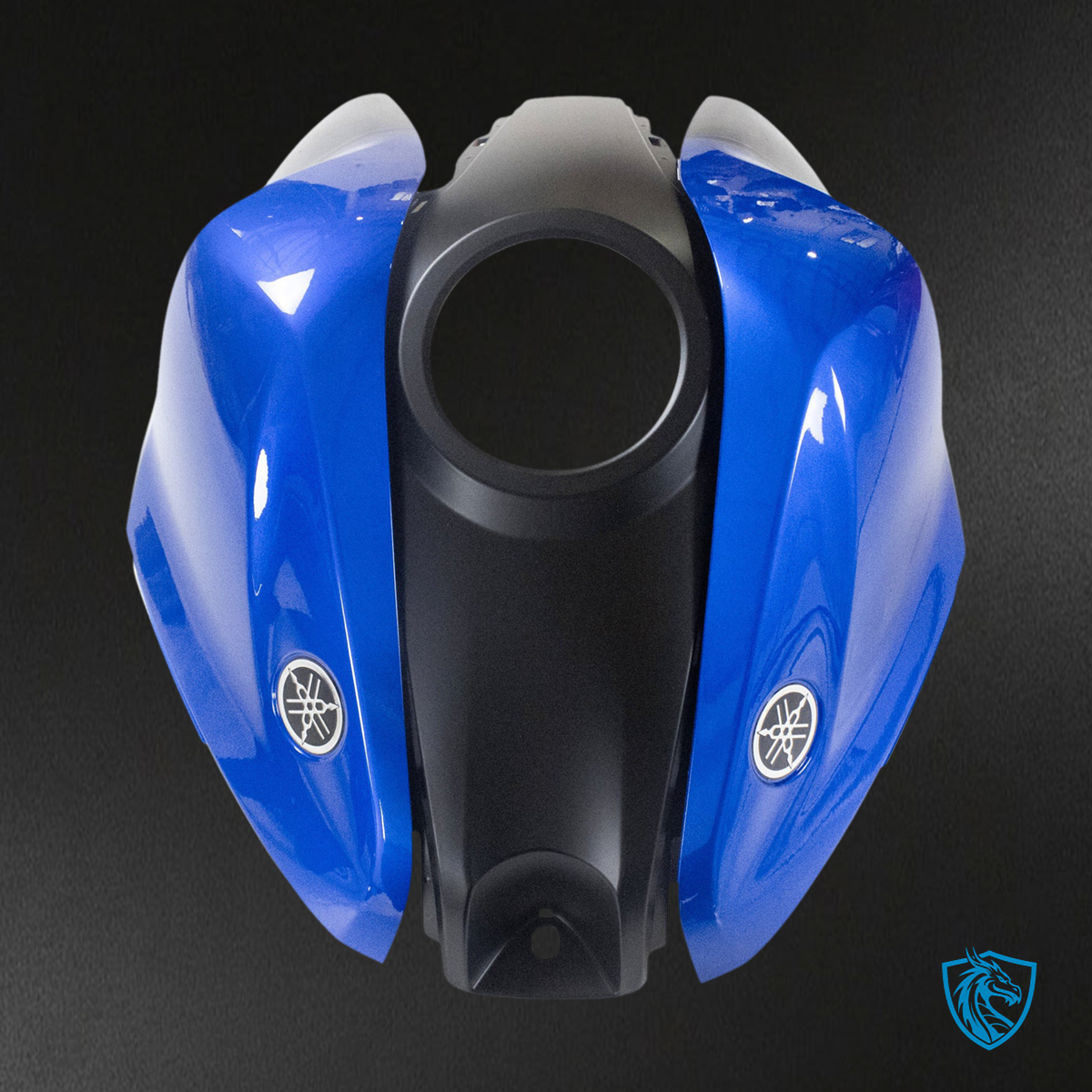 Yamaha YZF R3 (2014-2018) & YZF R25 (2015-2017) Black & Blue R - Custom ABS Fairing Set