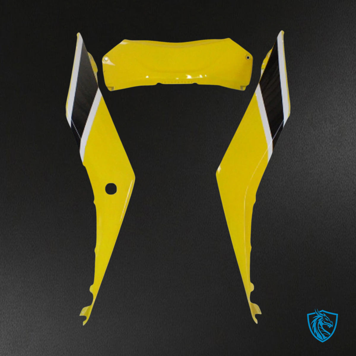 Yamaha YZF R3 (2014-2018) & YZF R25 (2015-2017) Black & Yellow Mix - Custom ABS Fairing Set