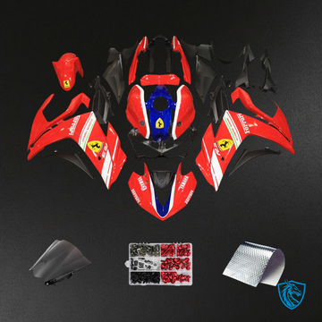 Yamaha YZF R3 (2014-2018) & YZF R25 (2015-2017) Blue & Red - Custom ABS Fairing Set