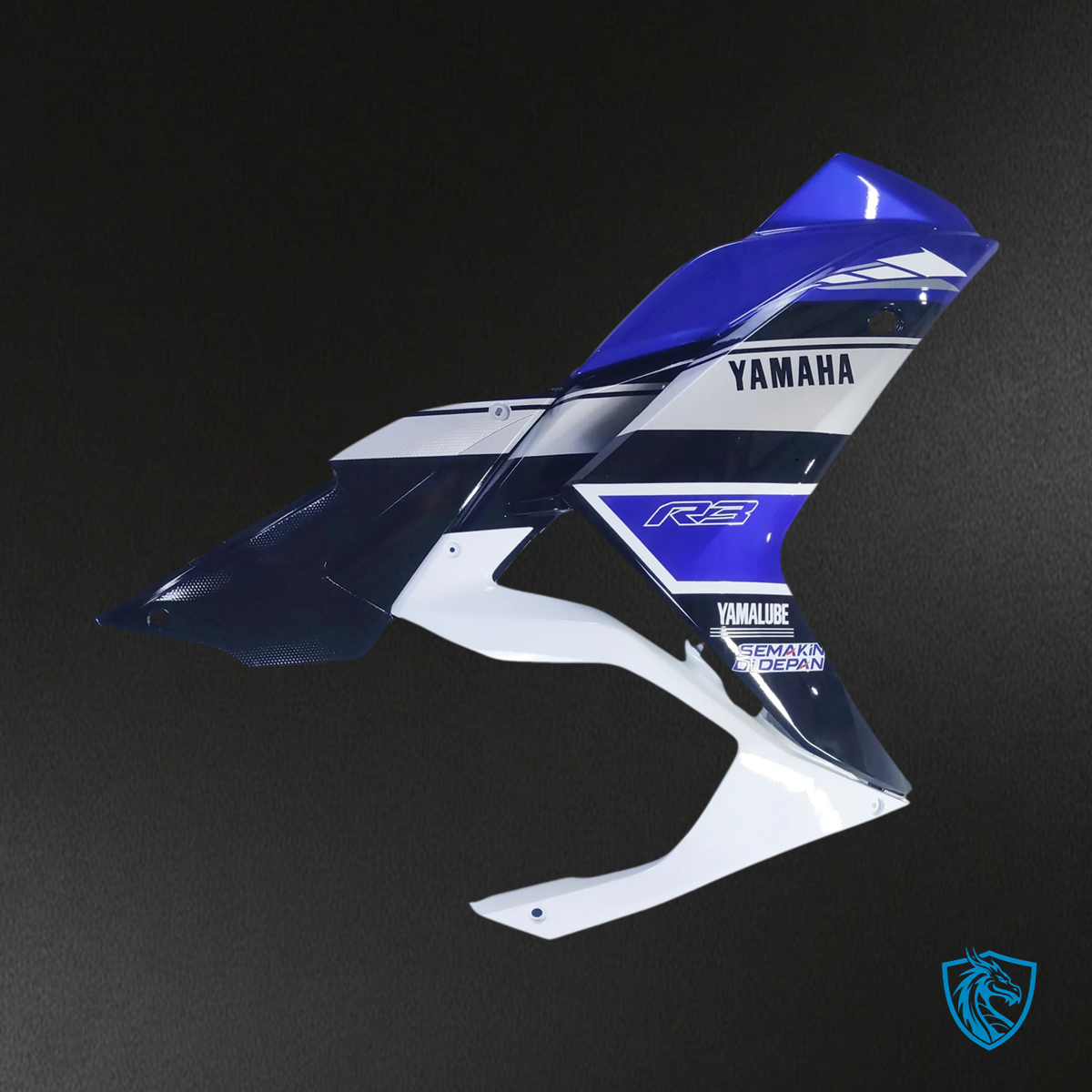 Yamaha YZF R3 (2014-2018) & YZF R25 (2015-2017) Blue & White - MERGEment Motorcycle Fairings Kit