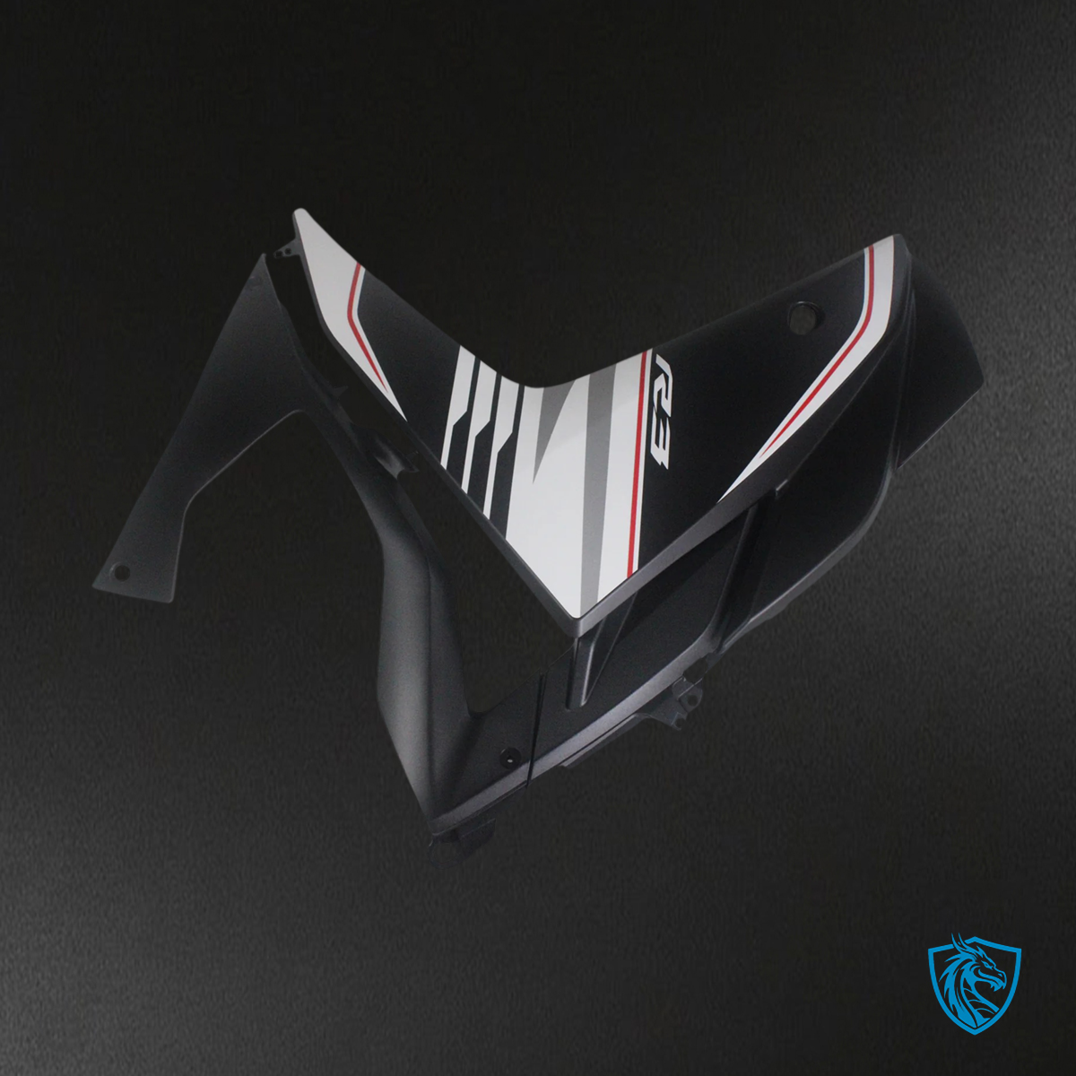 Yamaha YZF R3 (2014-2018) & YZF R25 (2015-2017) White & Black - Custom ABS Fairing Set