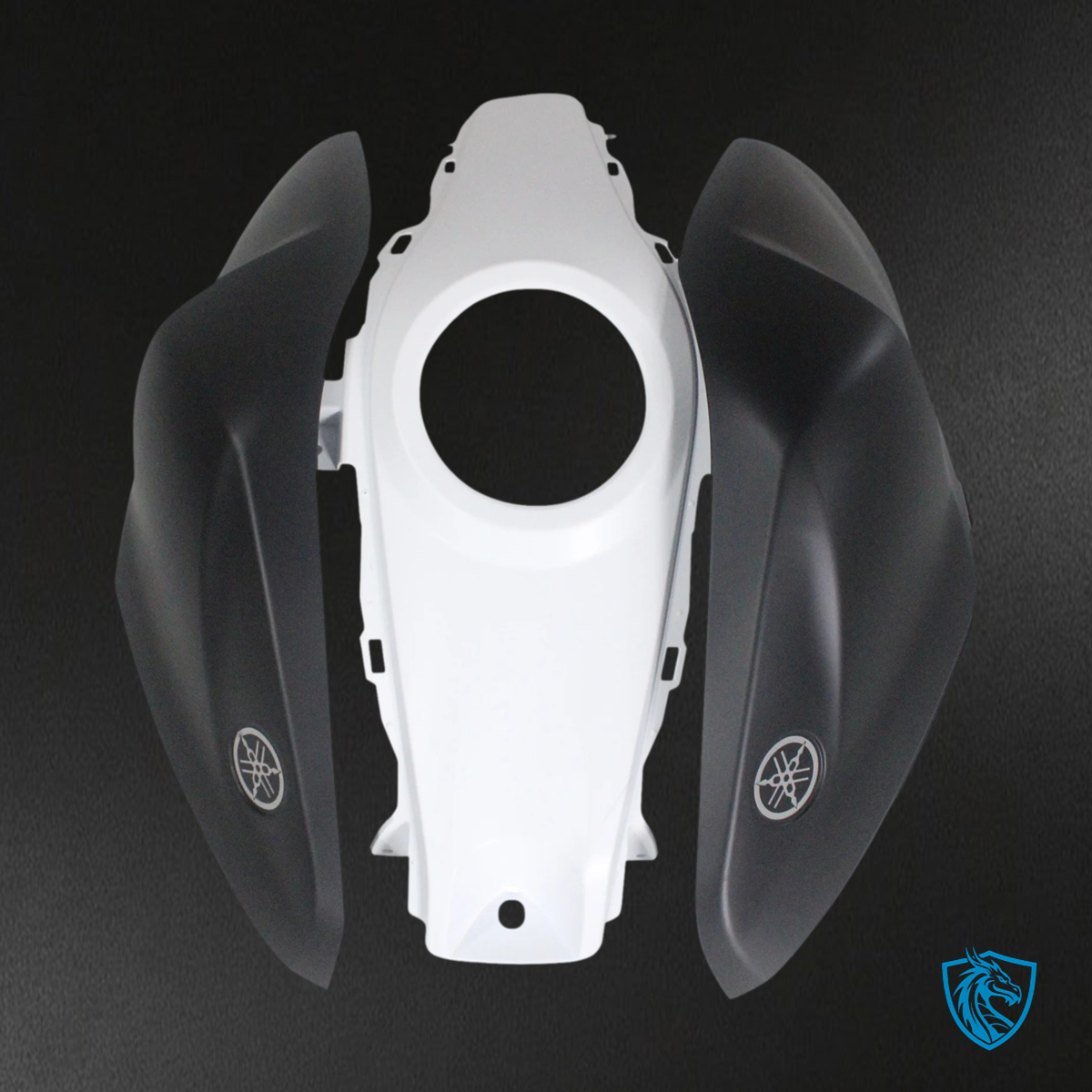 Yamaha YZF R3 (2014-2018) & YZF R25 (2015-2017) White & Black - Custom ABS Fairing Set