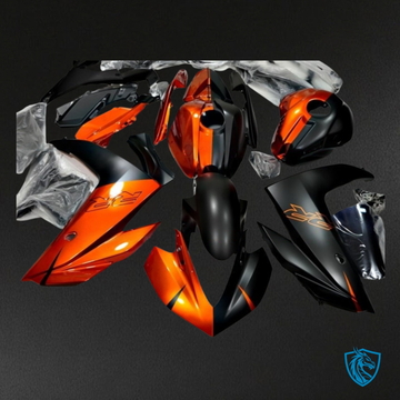 Yamaha YZF R3R25 (2015-2018) Black & Orange ABS Bodywork - Fairings Kit