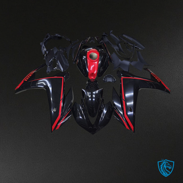 Yamaha YZF R3R25 (2015-2018) Gloss Black & Red - Custom ABS Fairing Kit