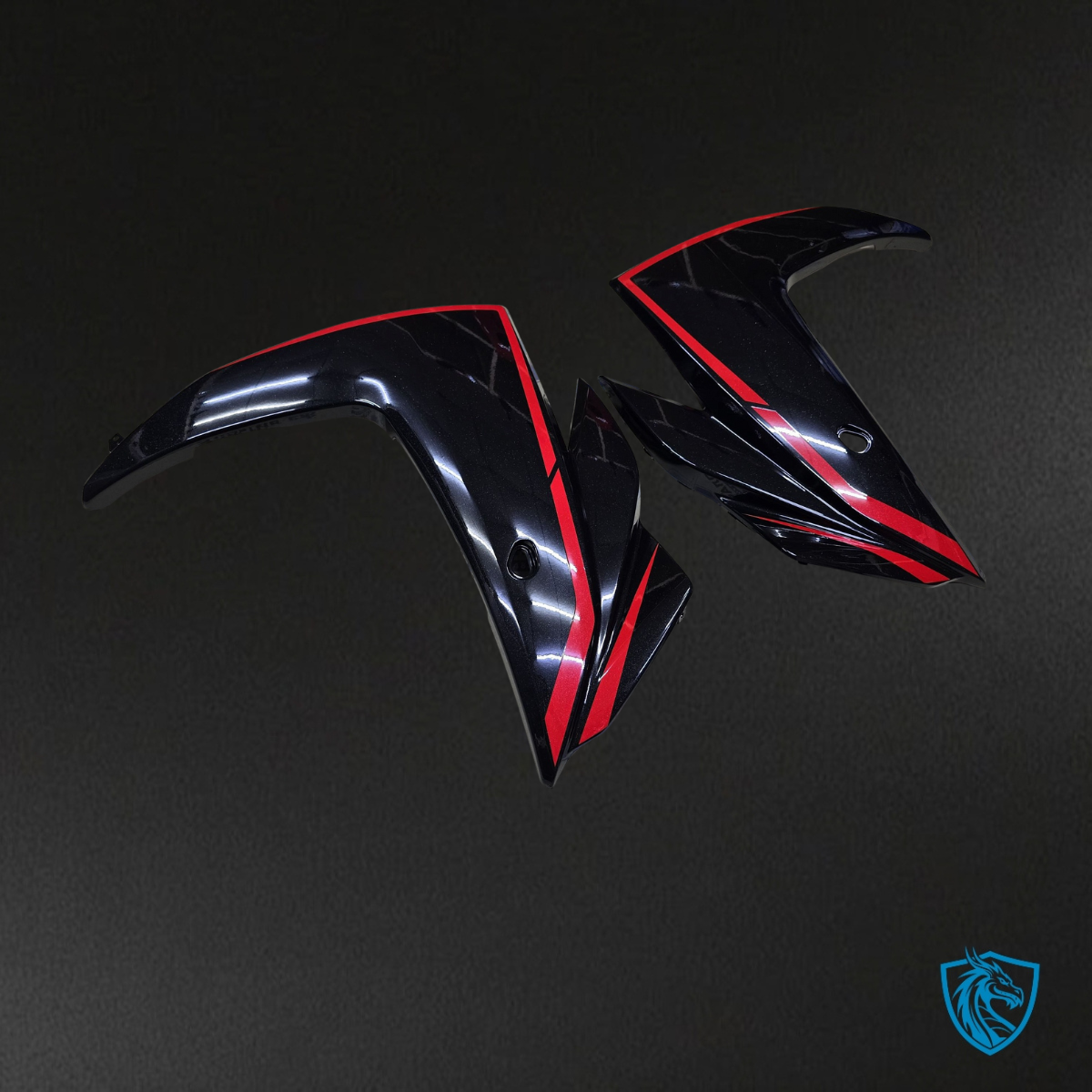 Yamaha YZF R3R25 (2015-2018) Gloss Black & Red - Custom ABS Fairing Kit