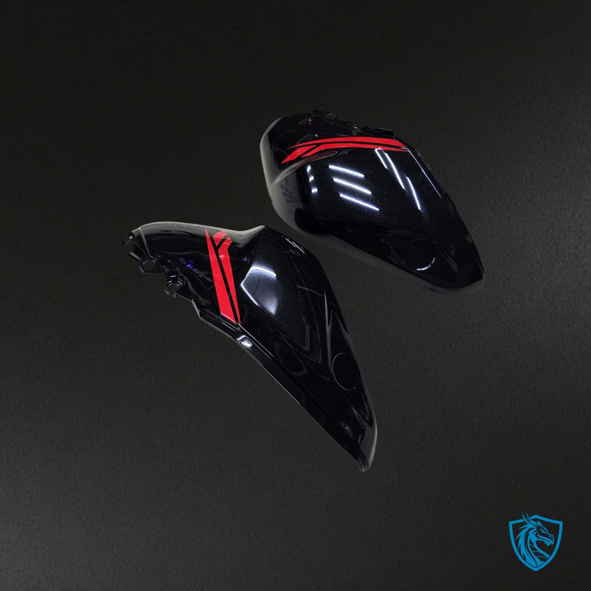 Yamaha YZF R3R25 (2015-2018) Gloss Black & Red - Custom ABS Fairing Kit