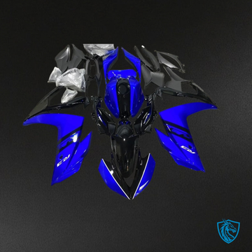 Yamaha YZF R3R25 (2015-2018) Gloss Blue & Black Fairings Kit - Aftermarket ABS Bodywork