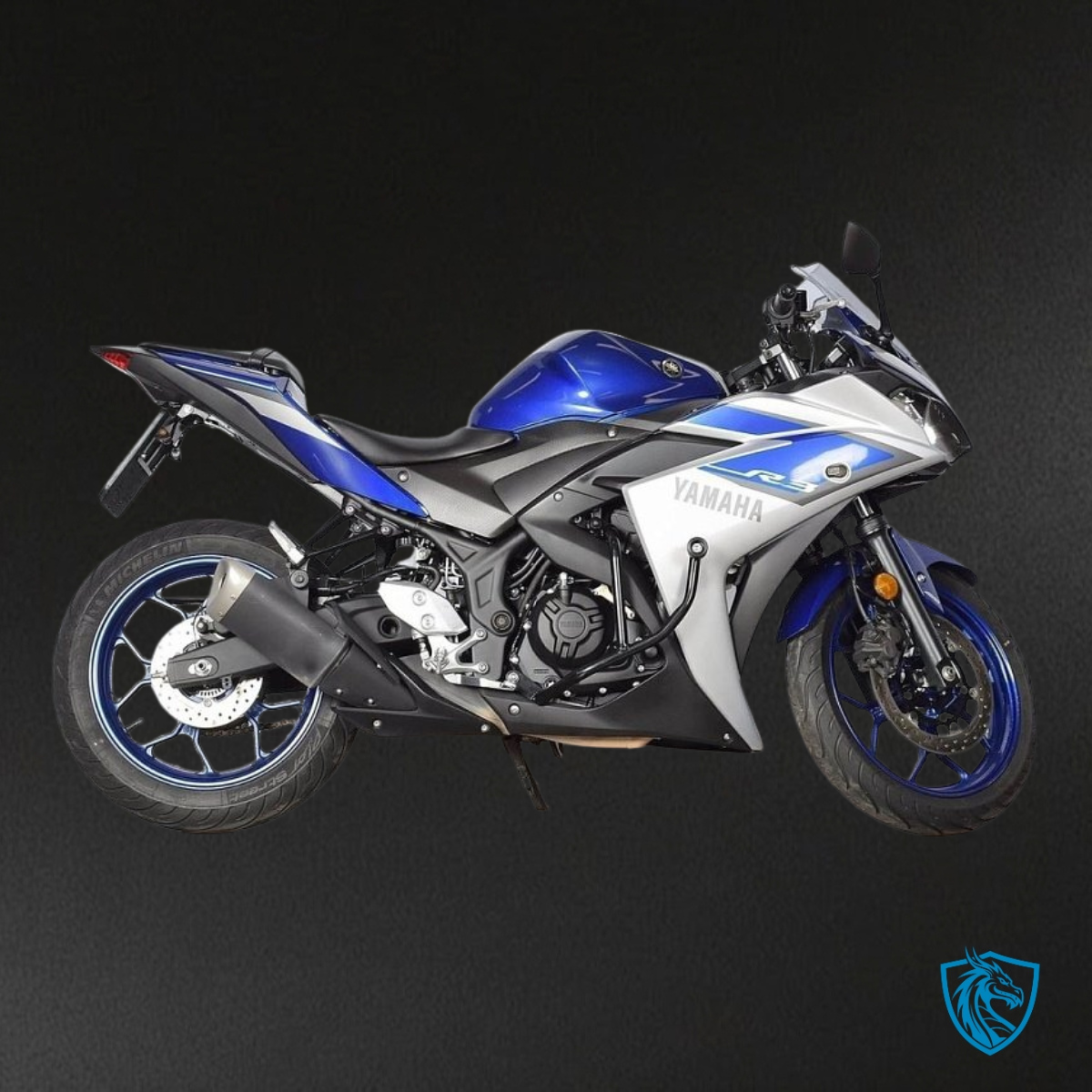 Yamaha YZF R3R25 (2015-2018) Blue & Gray - Replacement Motorcycle Fairings Kit