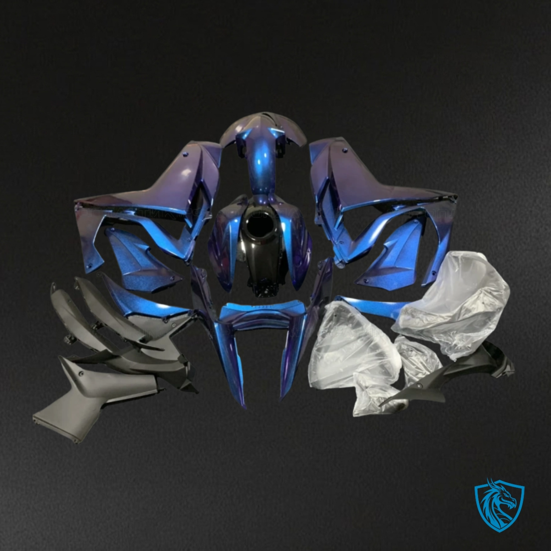 Yamaha YZF R3R25 (2015-2018) Chameleon Blue - Replacement Motorcycle Fairings Kit