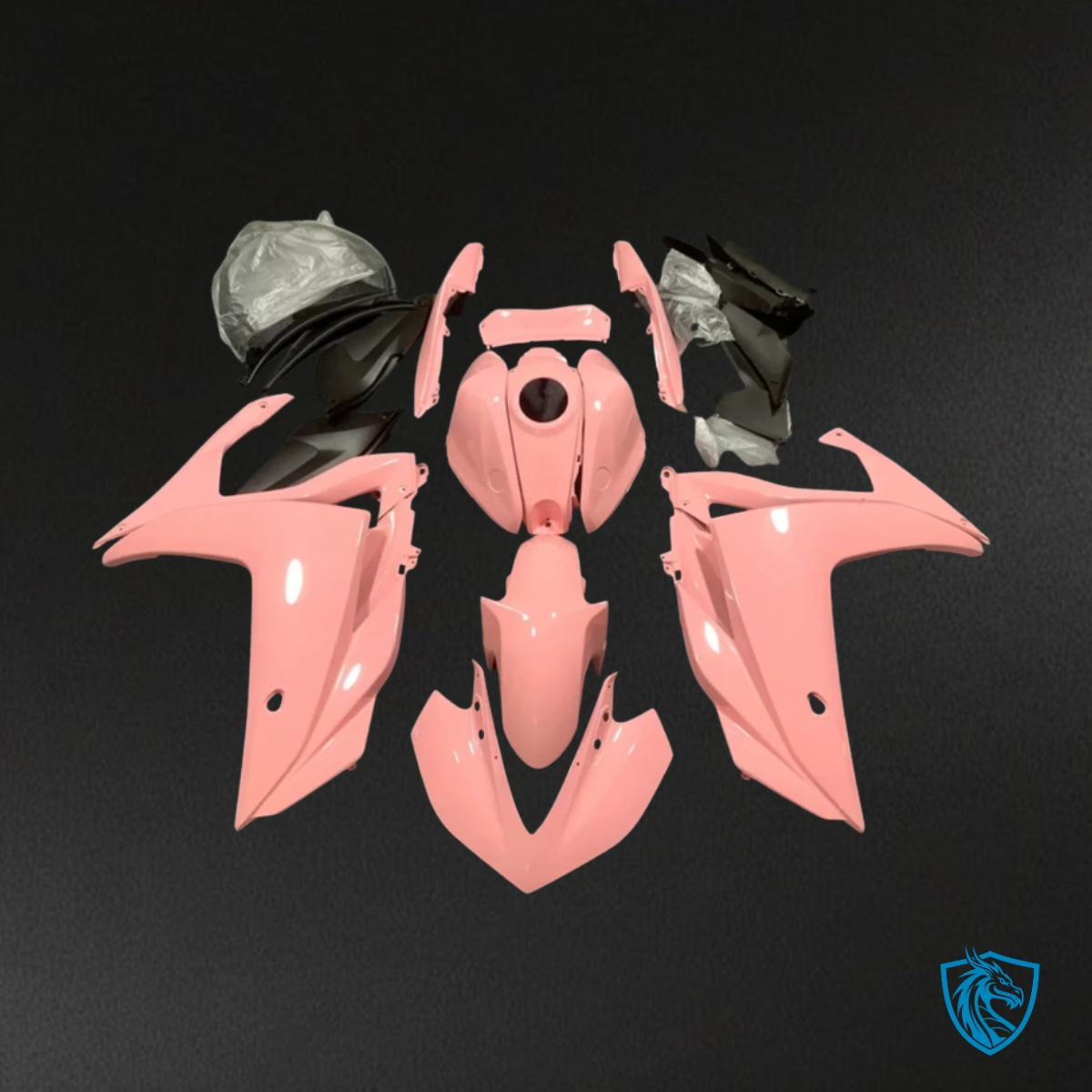 Yamaha YZF R3R25 (2015-2018) Pink & Black - Custom ABS Fairing Kit