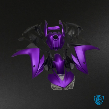 Yamaha YZF R3R25 (2015-2018) Purple & Black ABS Bodywork - Fairings Kit