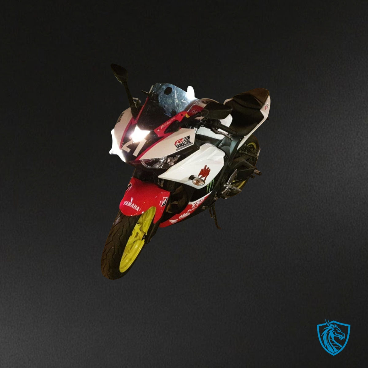 Yamaha YZF R3R25 (2015-2018) Red, White & Black Fairings Kit - Aftermarket ABS Bodywork