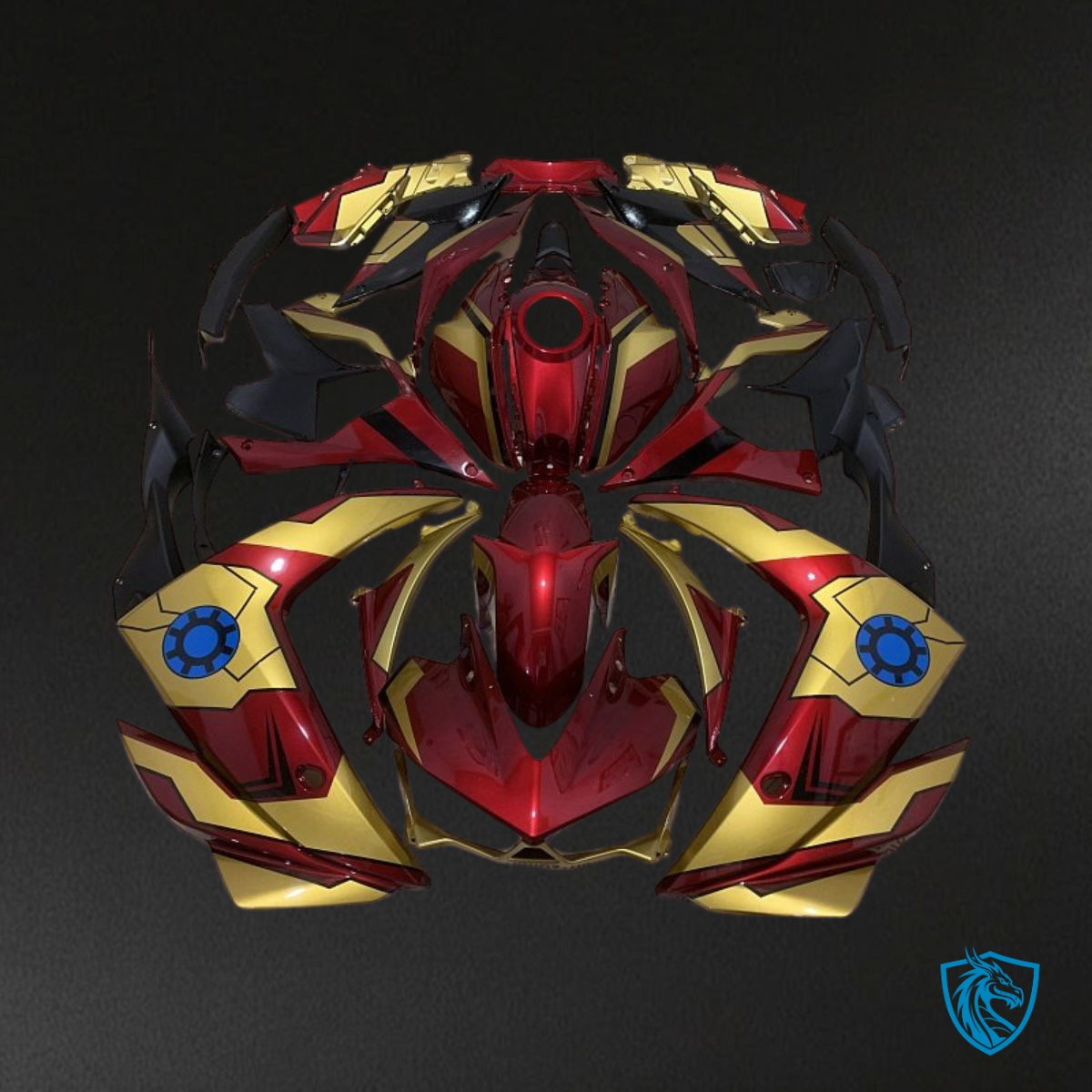Yamaha YZF R3R25 (2015-2018) Gloss Red & Yellow ABS Bodywork - Fairings Kit