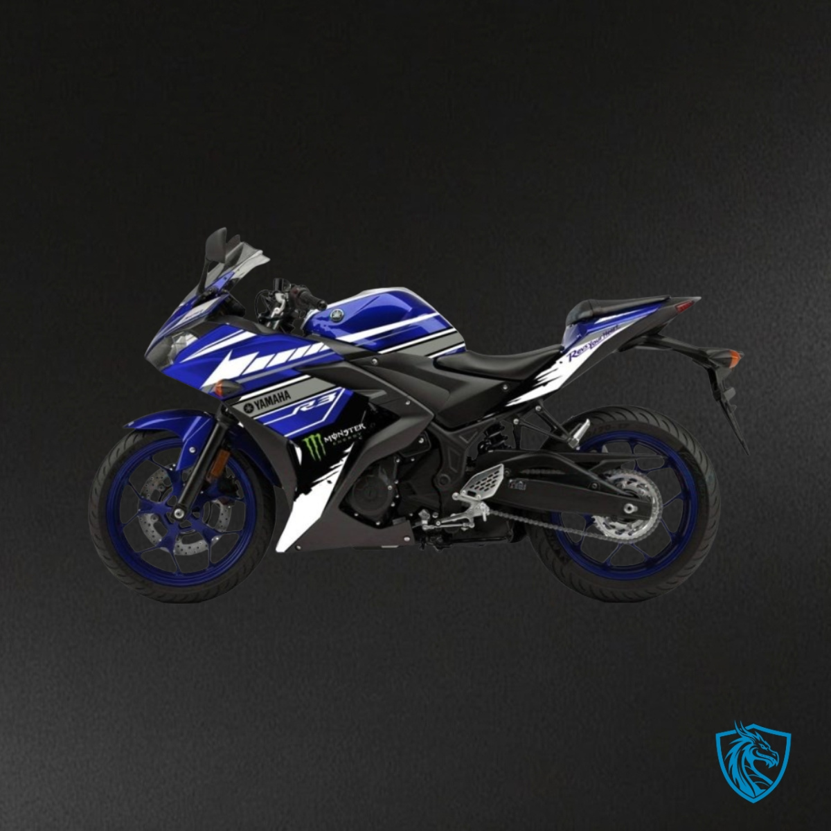 Yamaha YZF R3R25 (2015-2018) Blue, Black & White ABS Bodywork - Fairings Kit