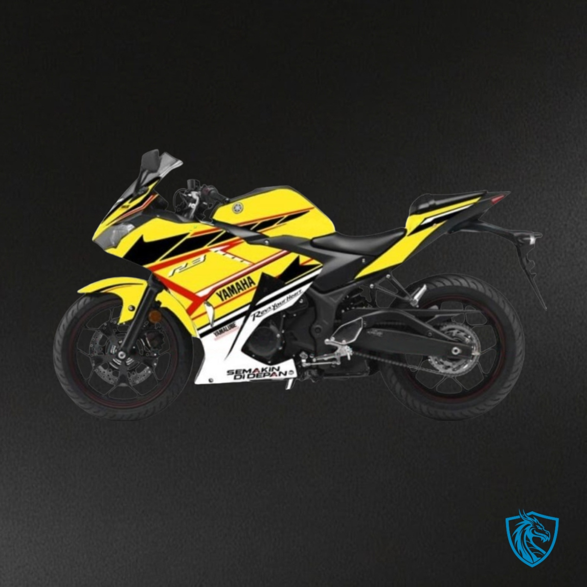 Yamaha YZF R3R25 (2015-2018) Yellow, White Black & Red Fairings Kit - Aftermarket ABS Bodywork