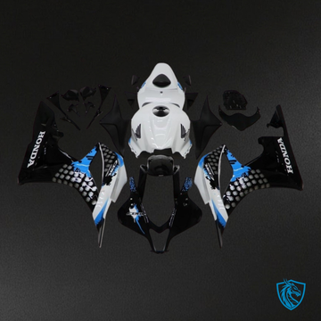 Yamaha YZF R3R25 (2015-2018) Gloss White, Blue & Black - Custom ABS Fairing Kit